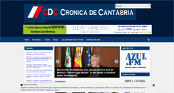 Desktop Screenshot of cronicadecantabria.com