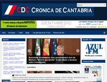 Tablet Screenshot of cronicadecantabria.com